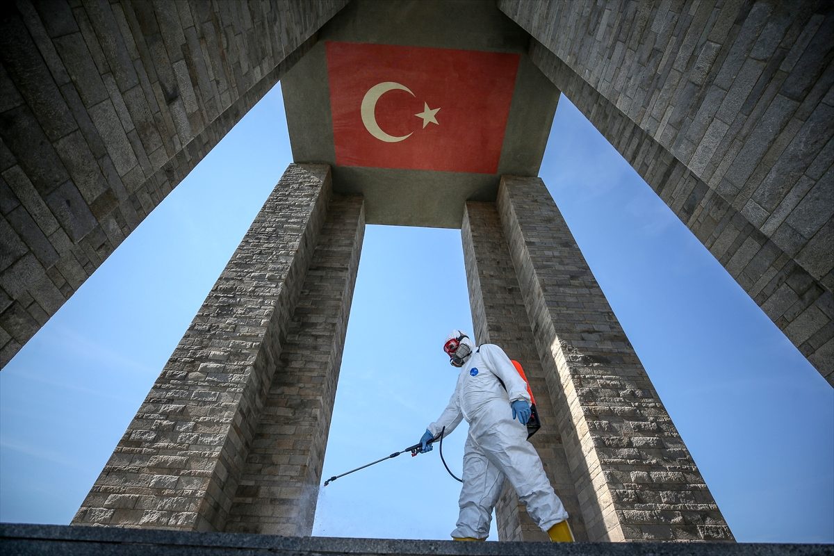 Tarihi Gelibolu Yarımadası\'nda dezenfeksiyon işlemi yapıldı