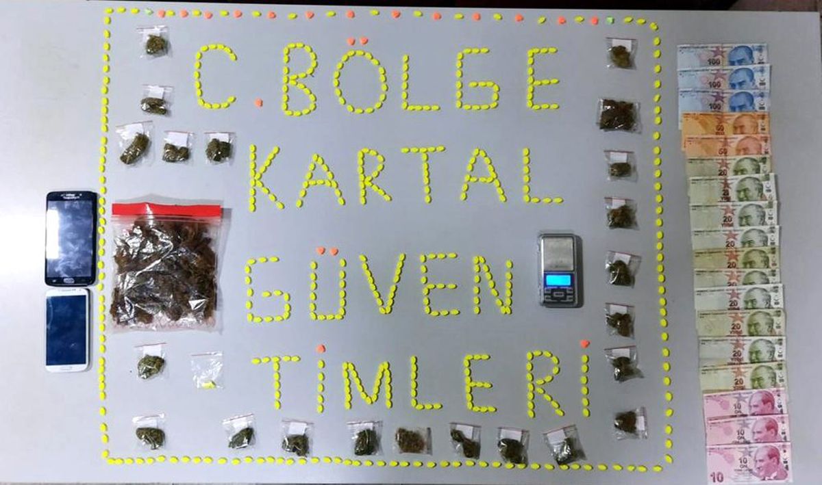 \'Yeşil çay\' parolasıyla uyuşturucu satan şahsa operasyon