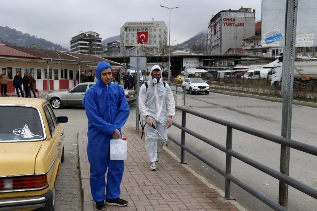 Zonguldak\'ta dezenfekte çalışmaları başladı