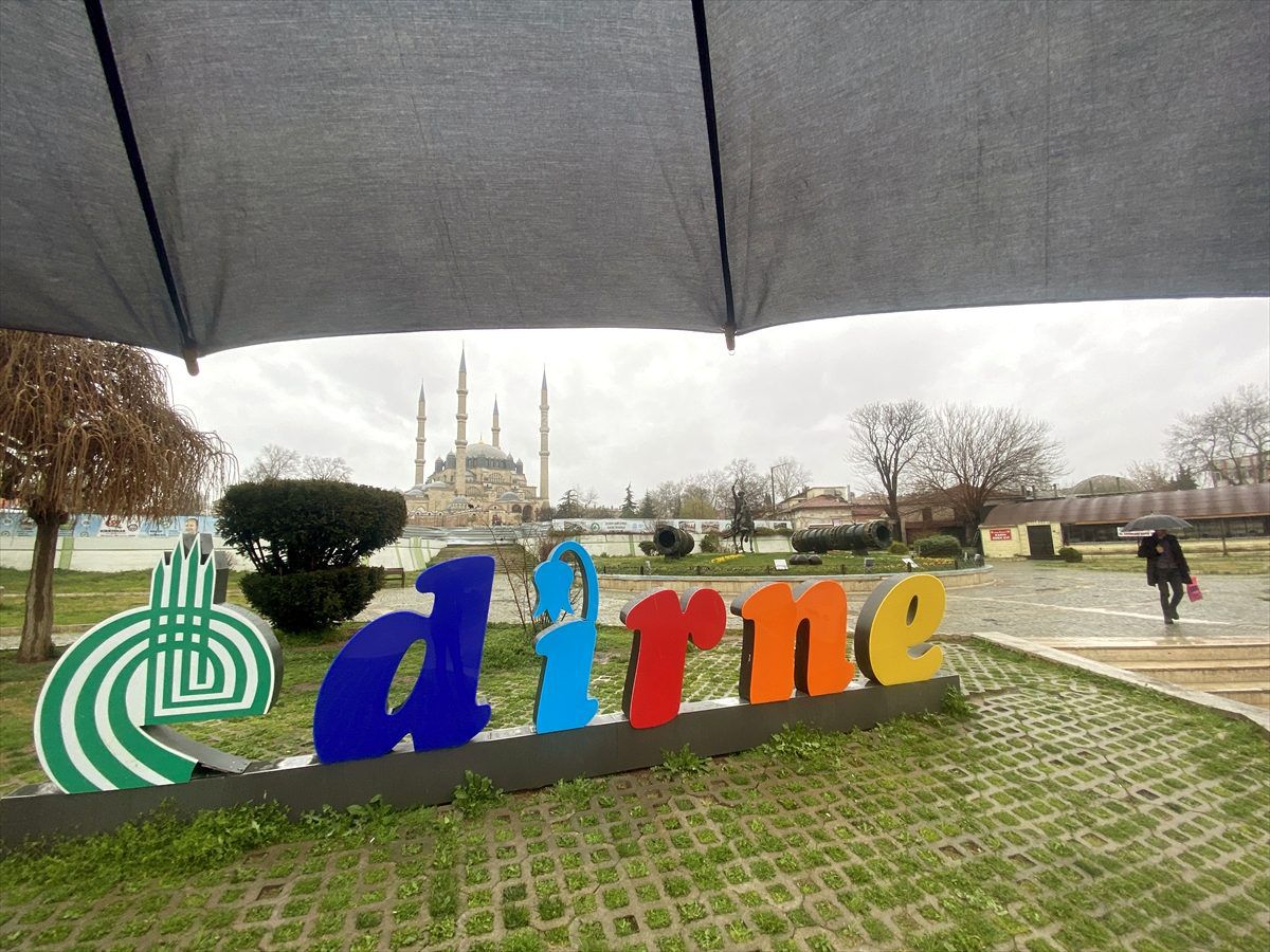 Edirne\'de sağanak