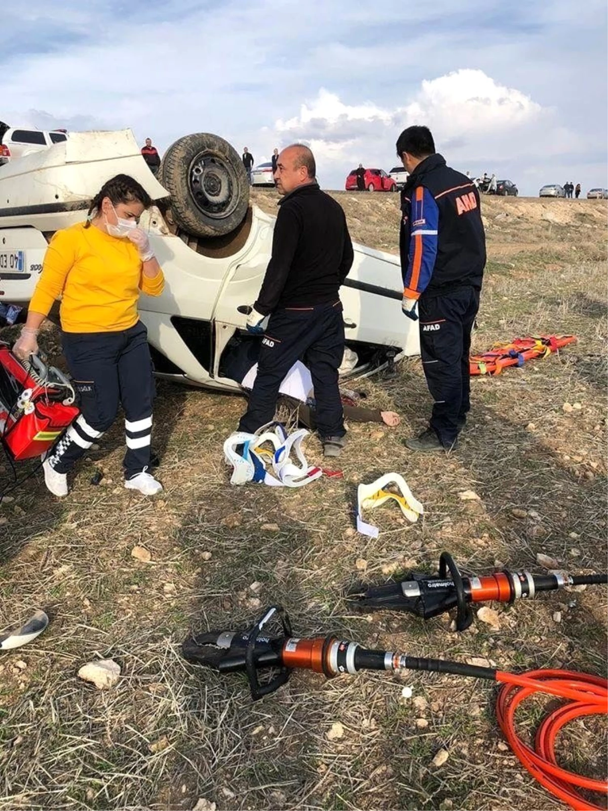Kırşehir\'de kaza: 1 ölü, 4 yaralı