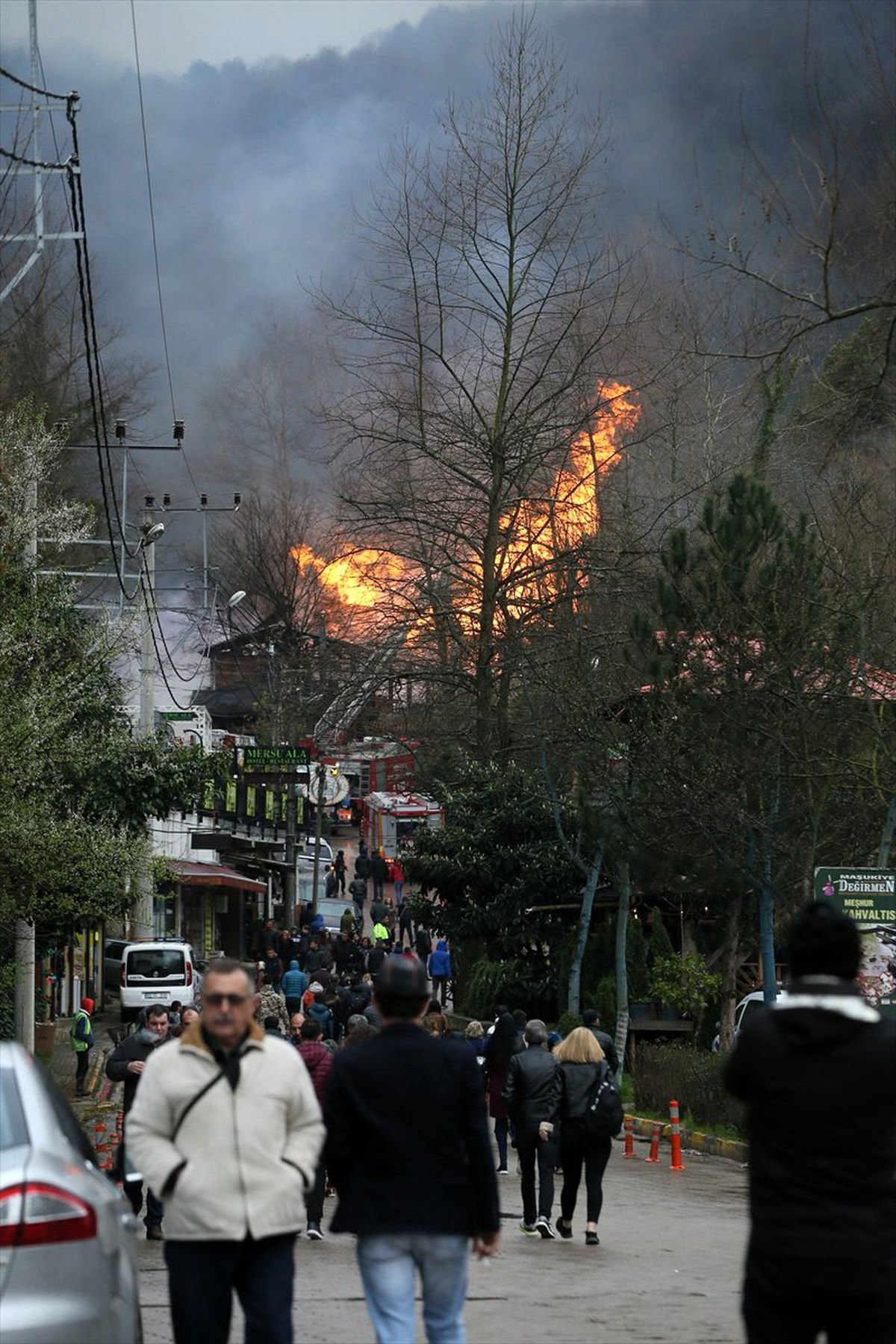 Kocaeli\'de restoranda yangın