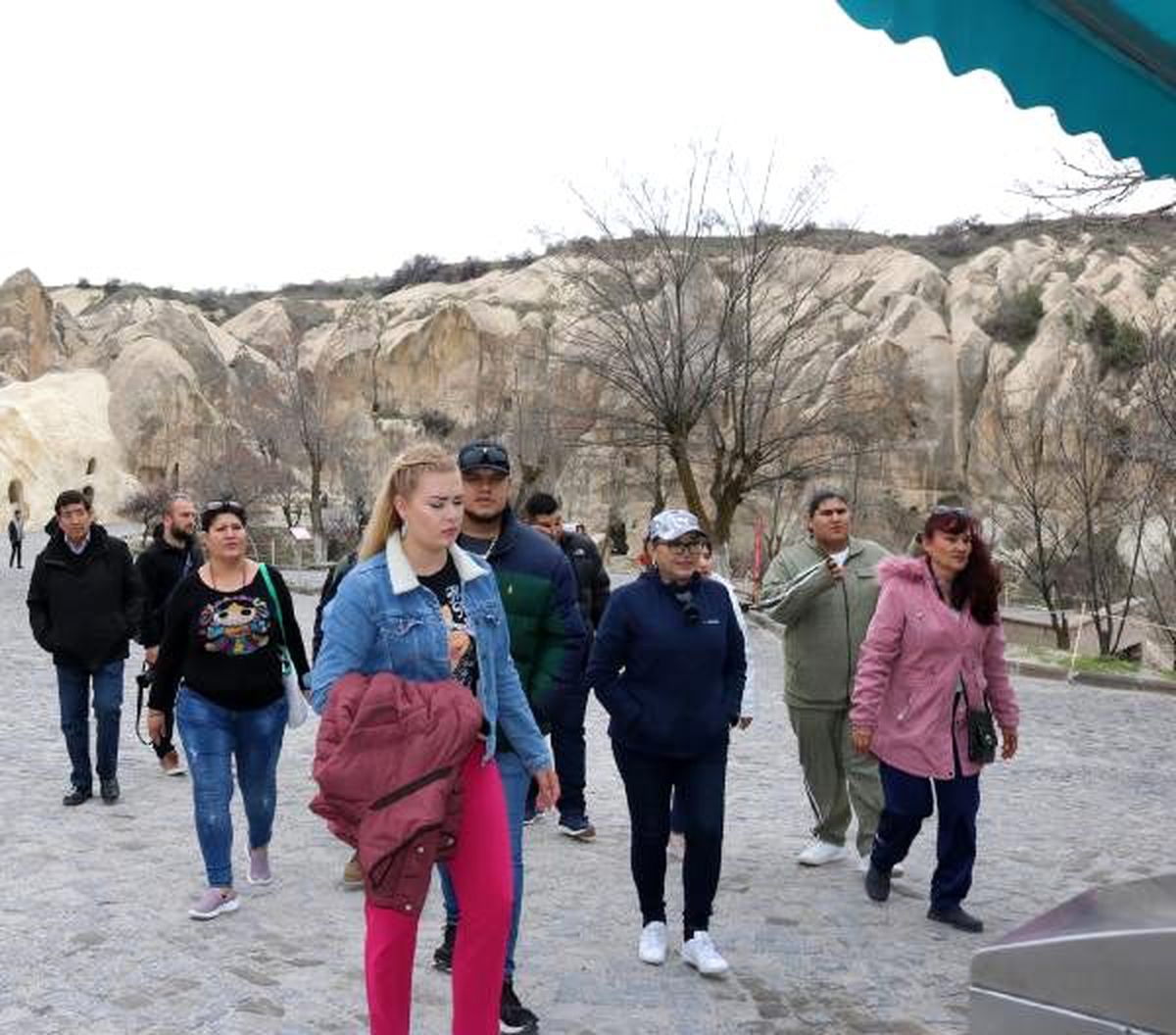 Meksikalı turistler Kapodokya\'da