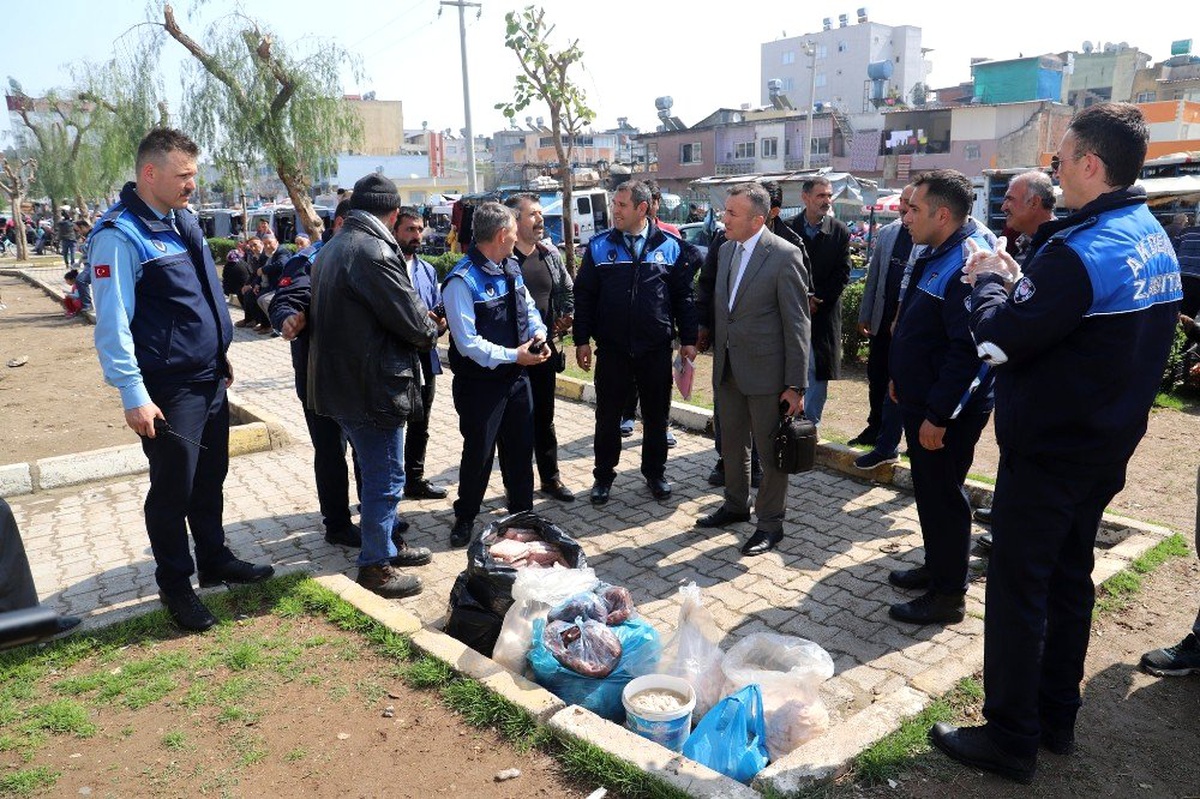 Mersin\'de 91 kilo bozuk et ele geçirildi
