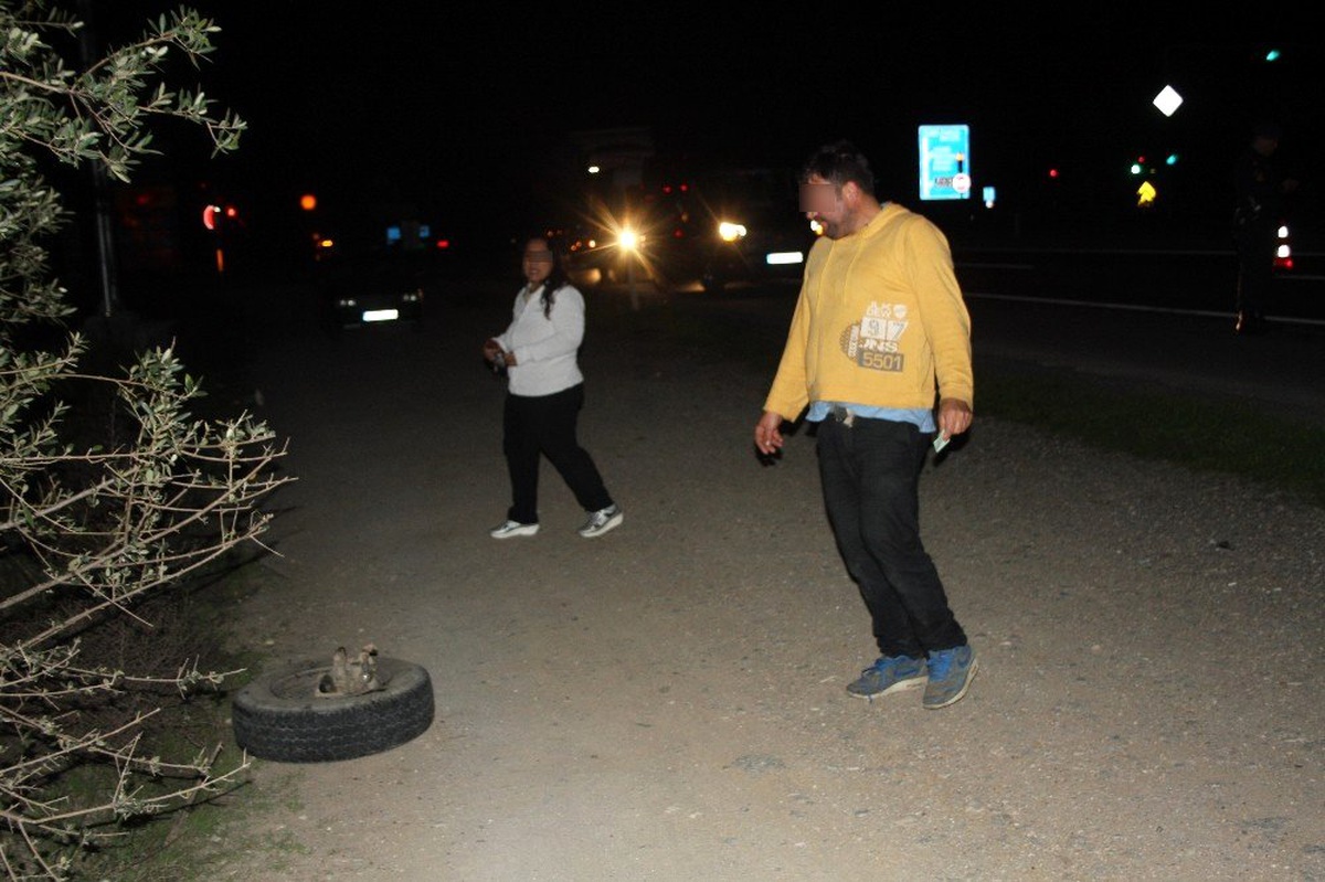 Polis ve jandarmanın 220 promil alkollü sürücüyle imtihanı