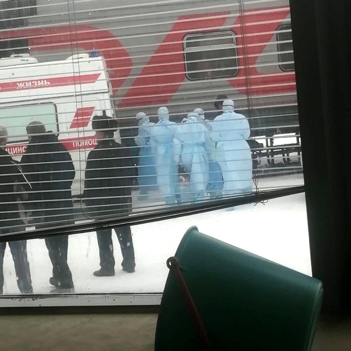 Rusya\'da tren yolcuları korona virüsü şüphesiyle karantinaya alındı