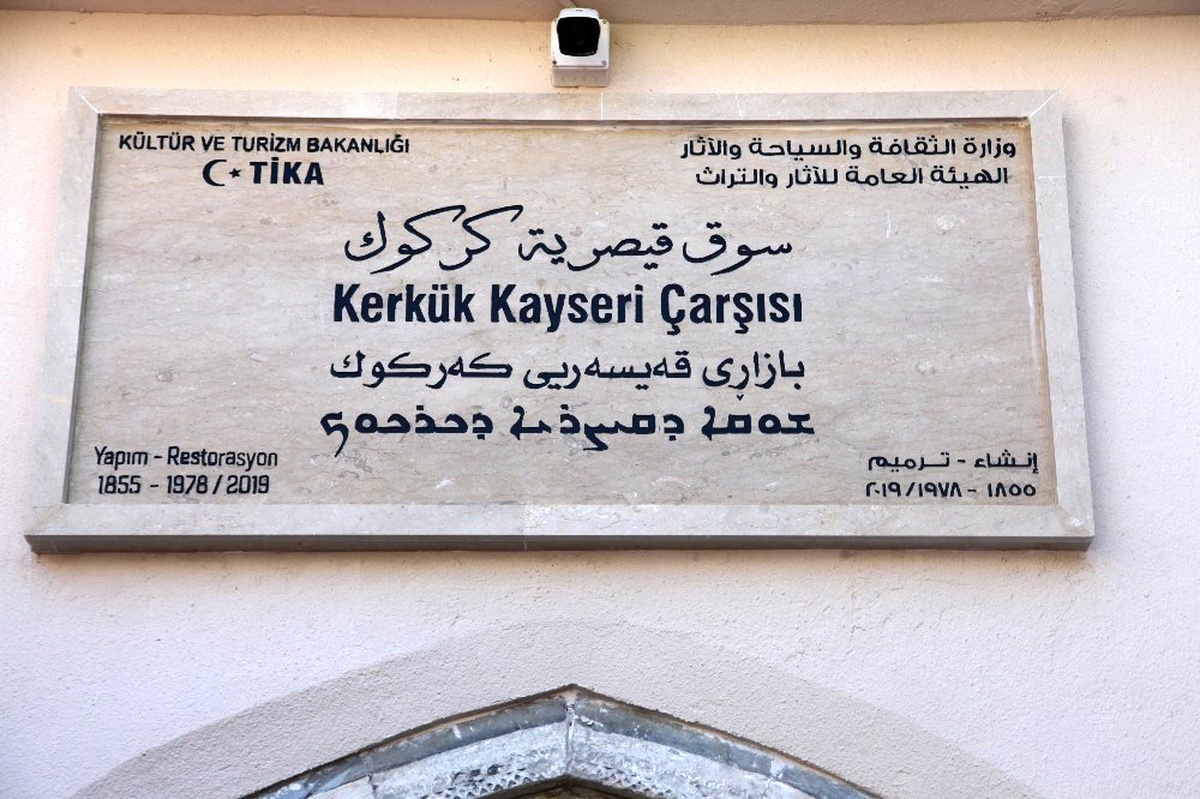 Tarihi Kayseri Çarşısı\'nın onarımı Türkiye tarafından yapıldı