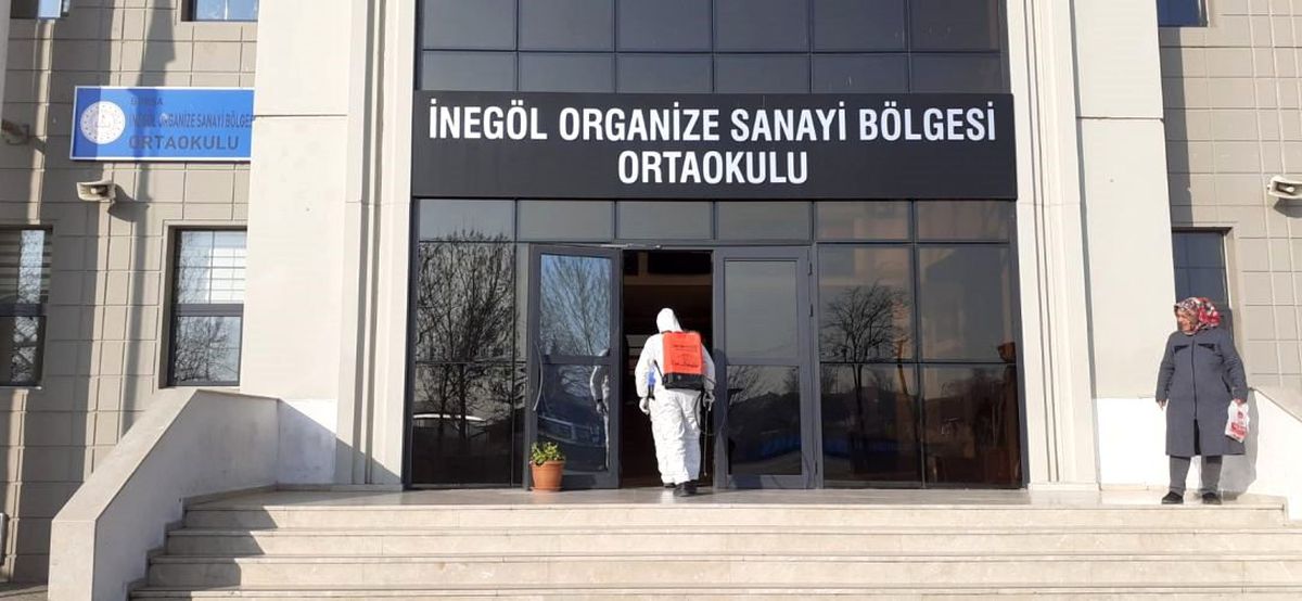 142 eğitim kurumu dezenfekte edildi