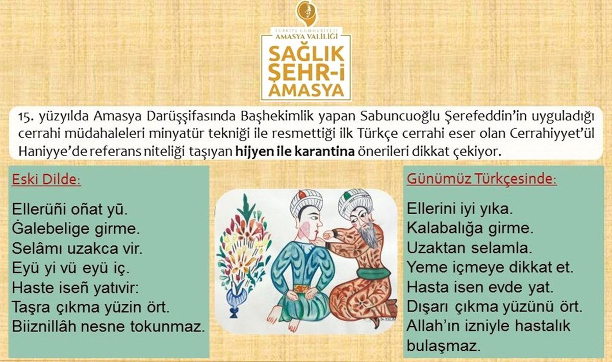 15. asırdaki karantina ve hijyen önerileri
