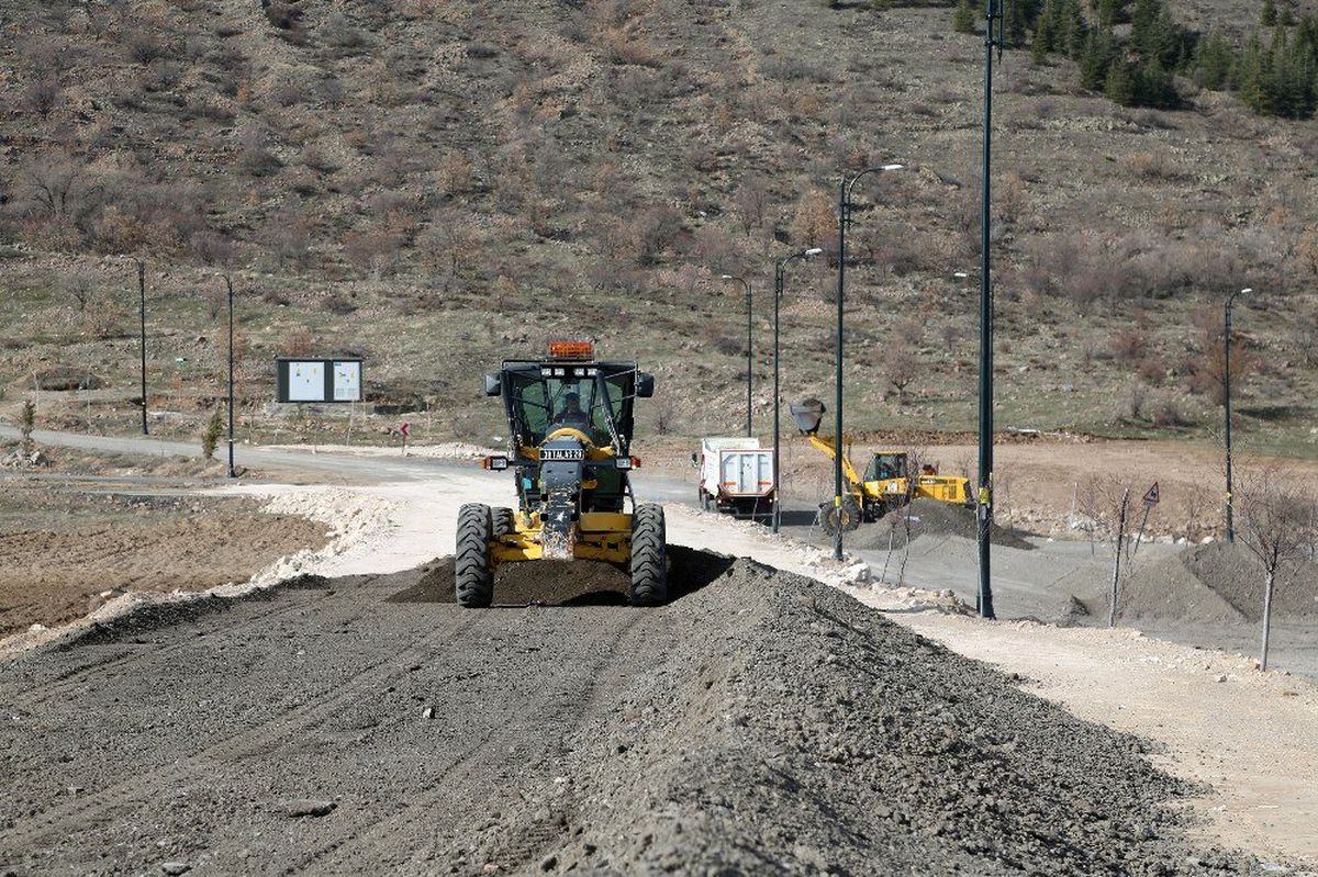 Ali Dağı yolu elden geçirildi