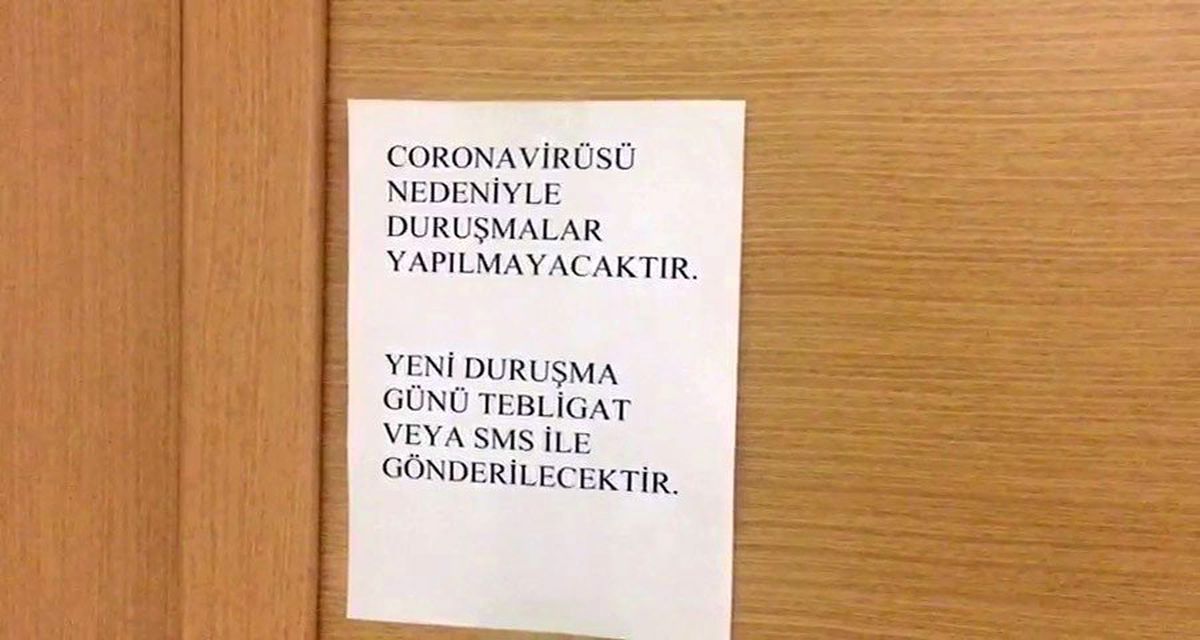 Anadolu Adliyesinde \'korona virüsü\' tedbirleri kapsamında bazı duruşmalar ertelendi