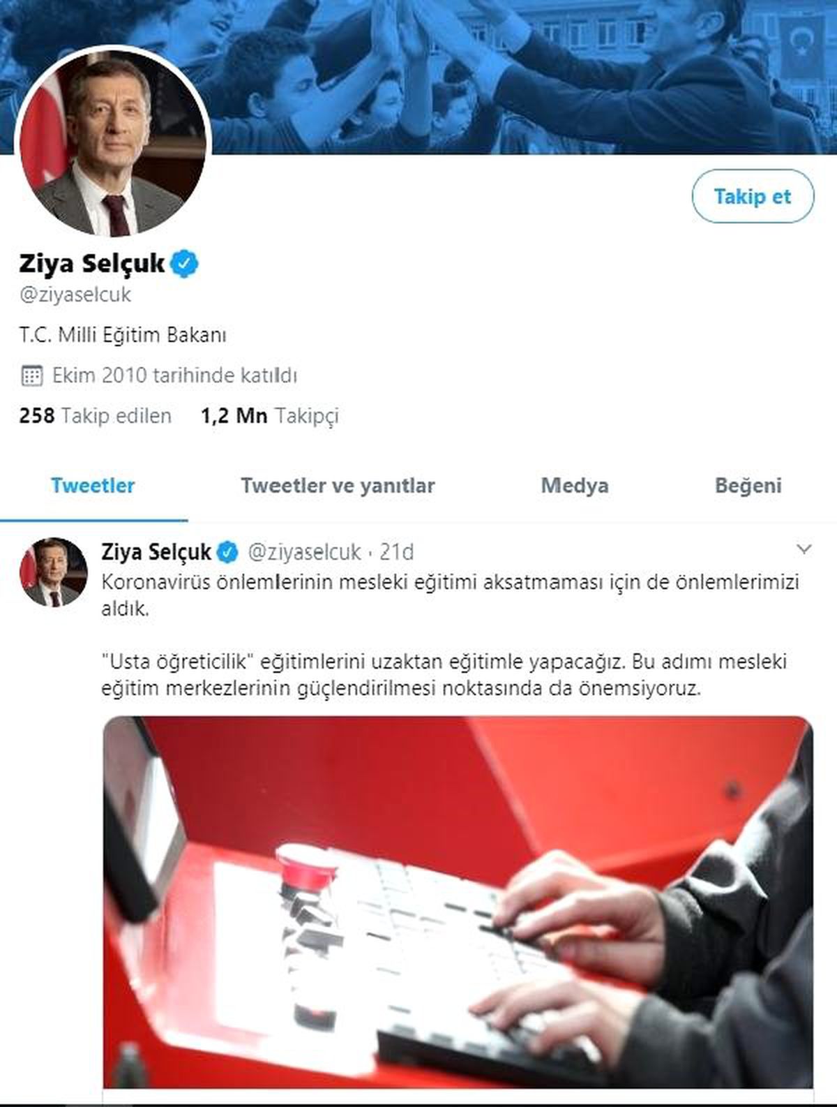 Bakan Selçuk: \'Usta öğreticilik\' eğitimlerini uzaktan eğitimle yapacağız
