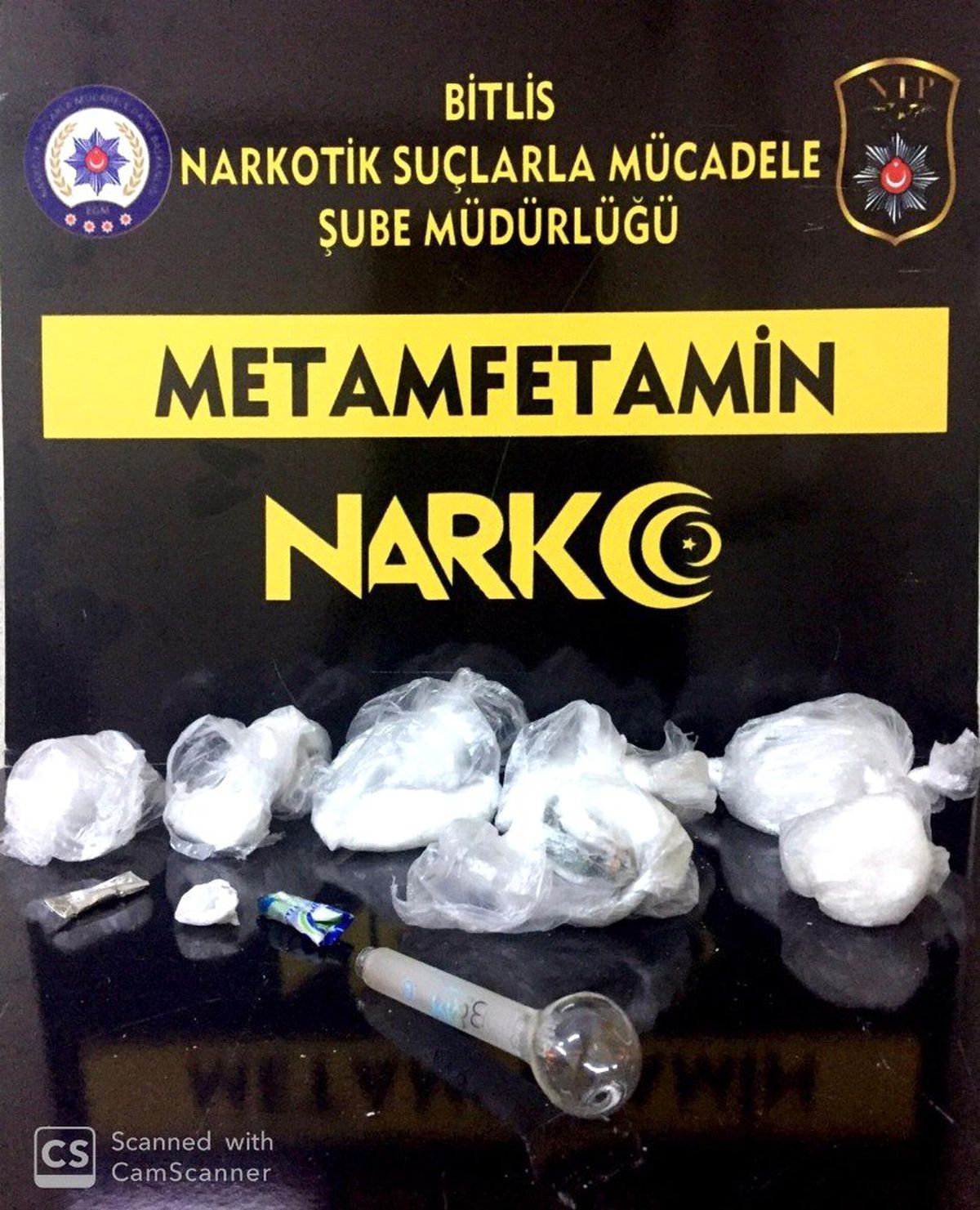 Bitlis\'te 107 gram metanfetamin ele geçirildi