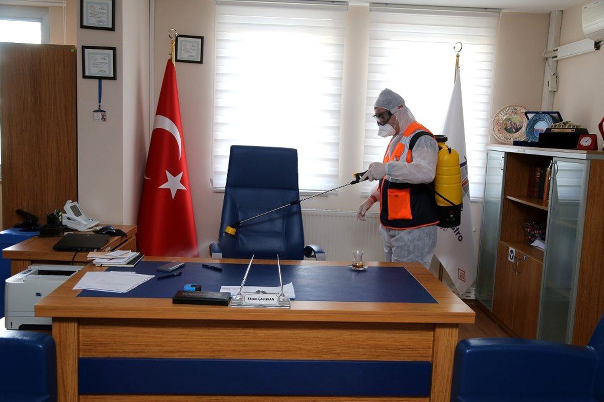 Büyükçekmece\'de Korona virüs mesaisi