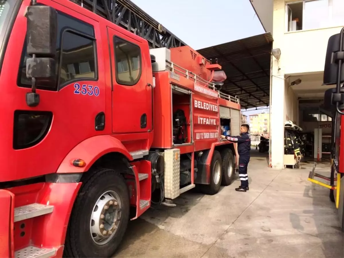 Büyükşehir itfaiyesinde bakım zamanı