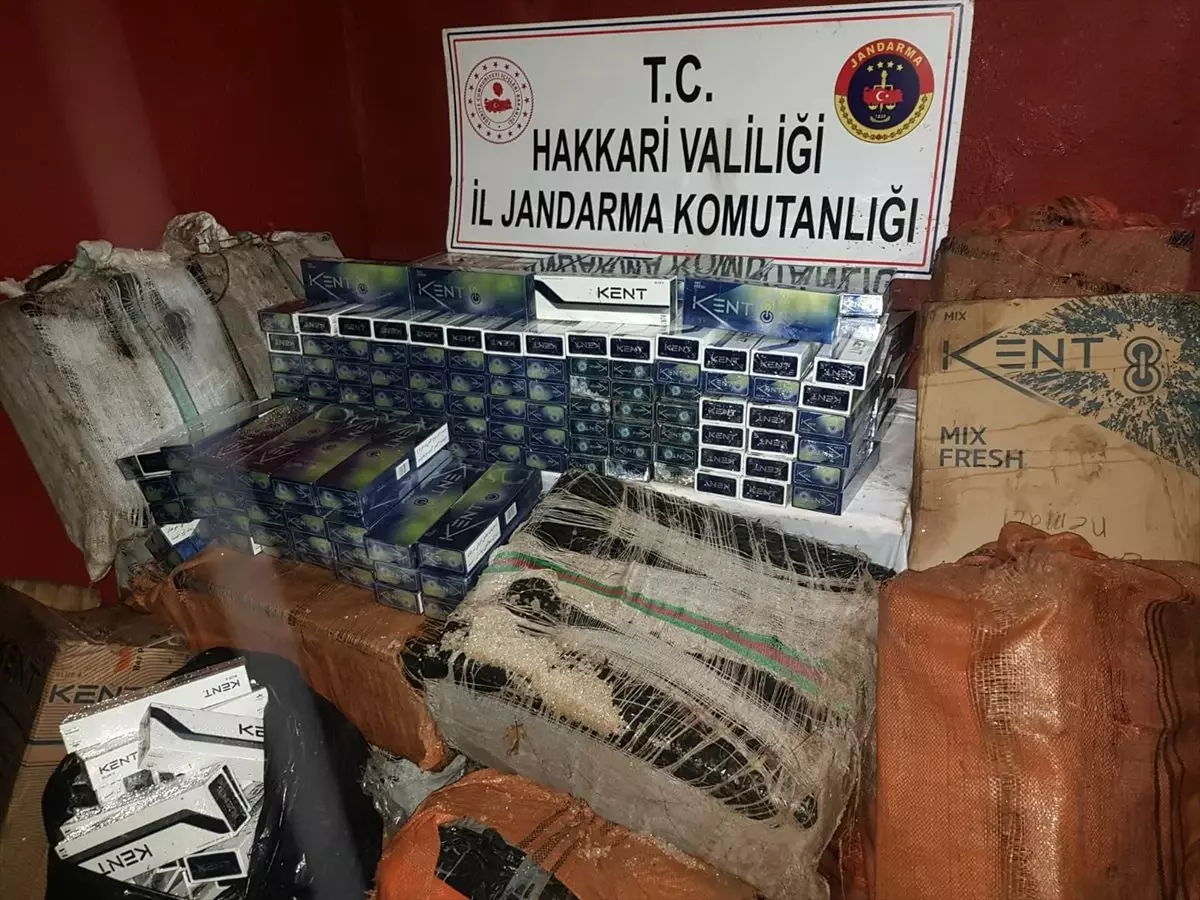 Hakkari\'de sigara kaçakçılığı