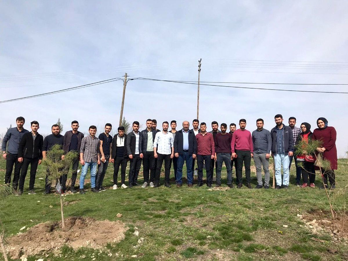 İdlib şehitleri anısına fidan dikildi