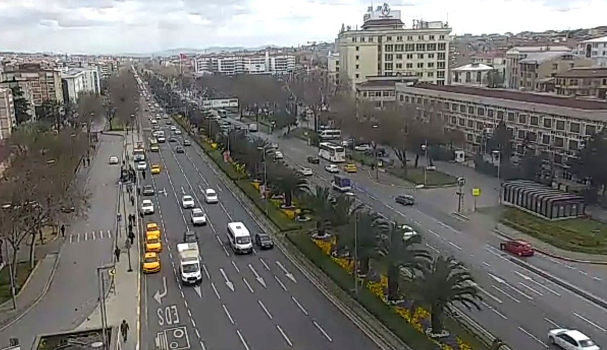 İstanbul\'da trafiğe Korona virüs etkisi