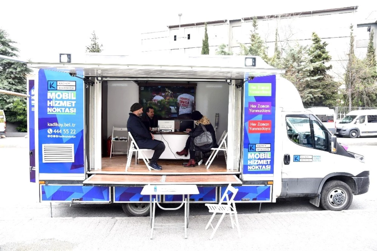 Kadıköy\'de koronaya karşı mobil belediyecilik