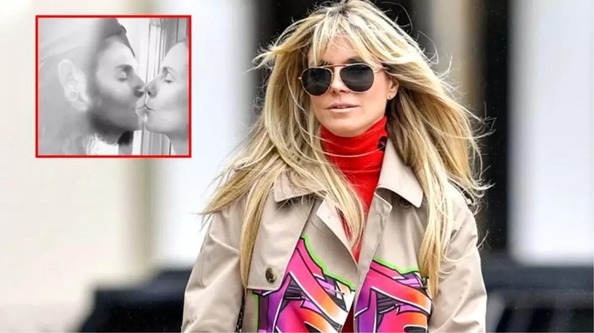 Karantina altına alınan model Heidi Klum, eşinin olduğu camı öperek aşkını gösterdi