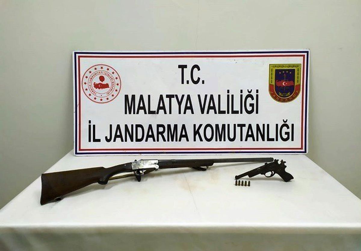 Malatya\'da silah kaçakçılığı