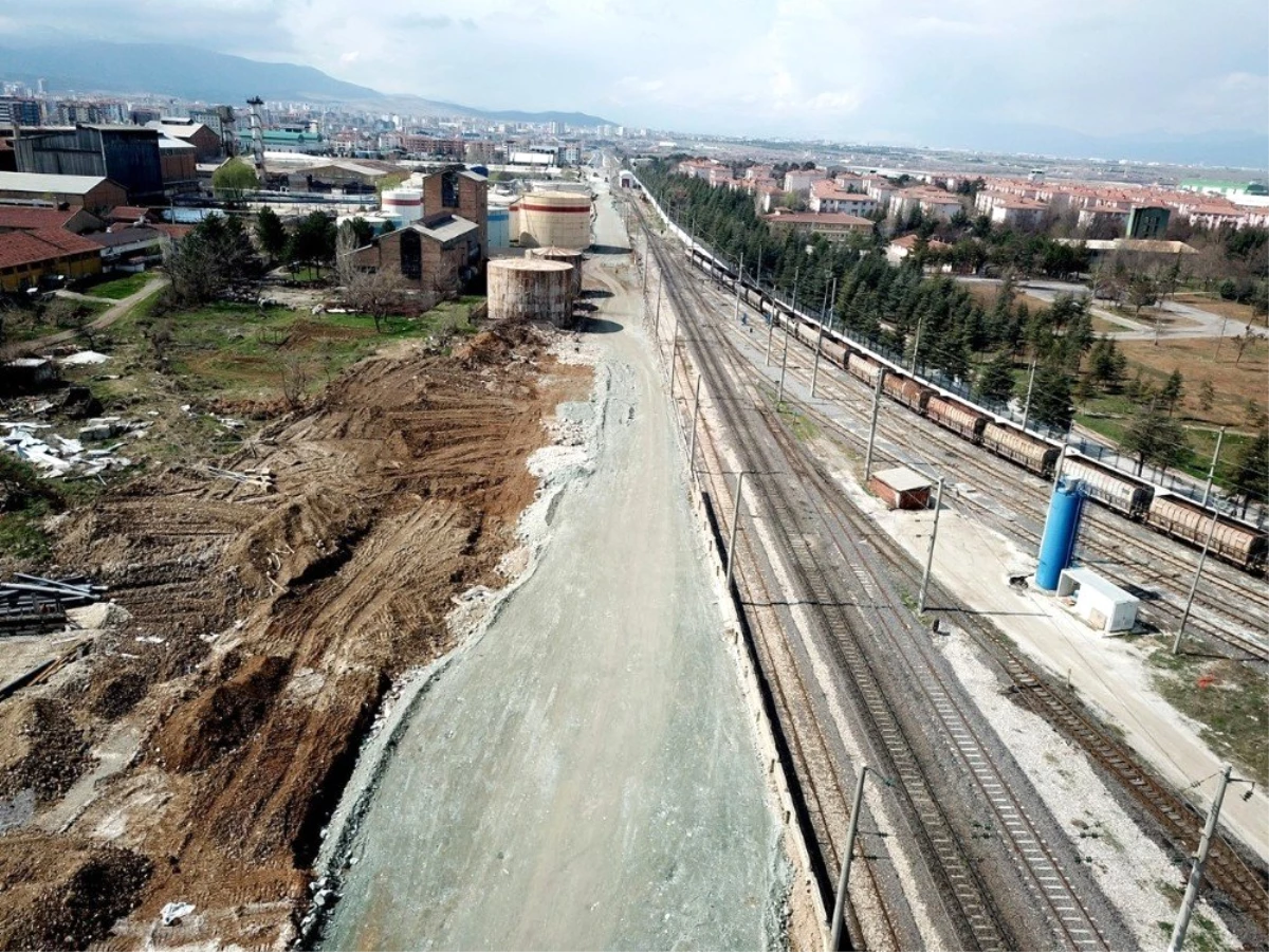 Sivas yoluna bağlanan 25 metre genişliğindeki yol projesinde ilk adıma başlandı