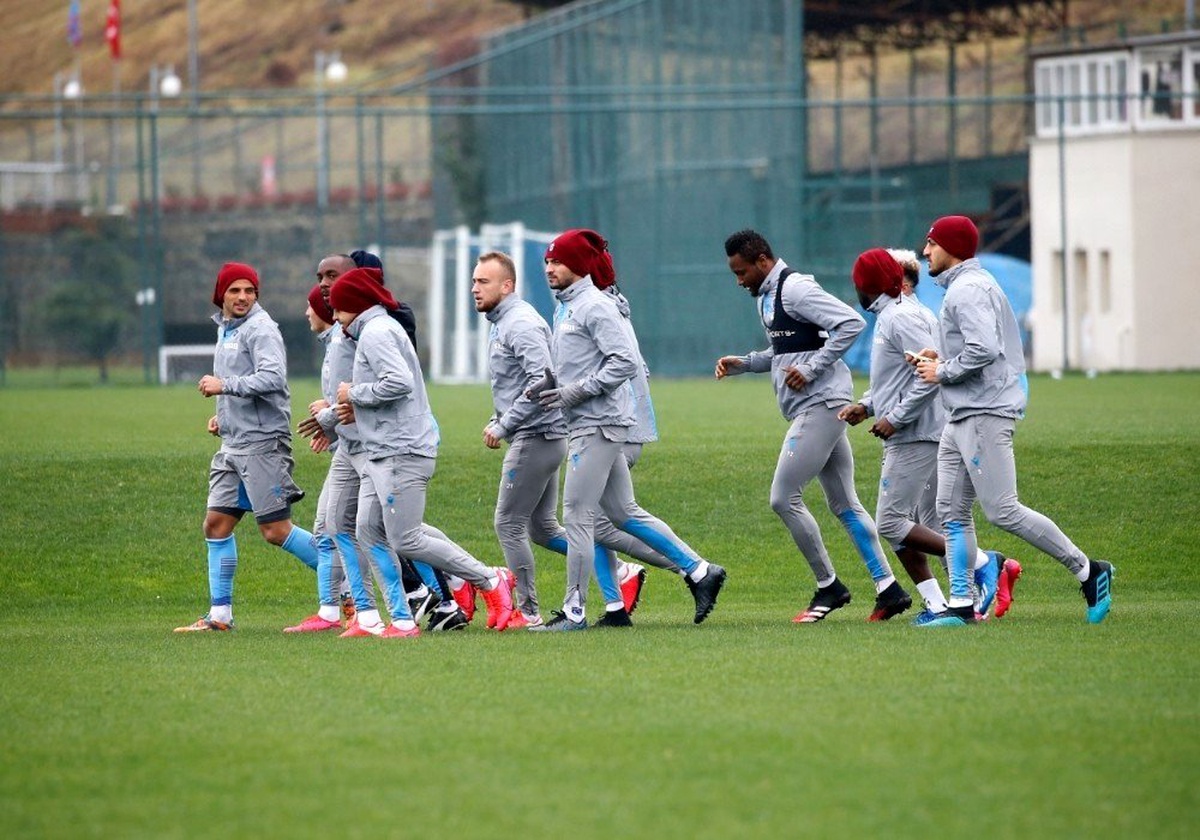 Trabzonspor, Göztepe maçı hazırlıklarına başladı
