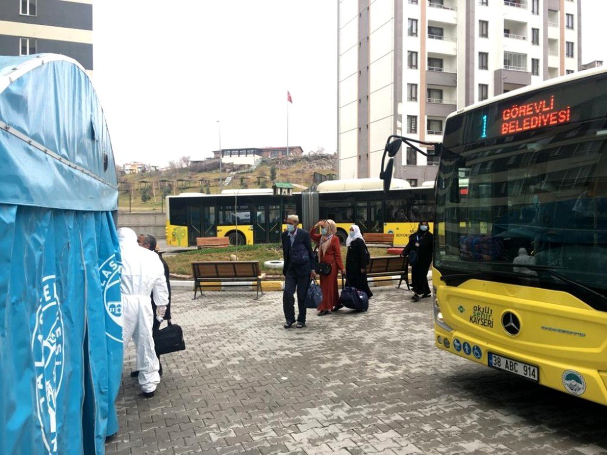 Umreden gelen 315 kişi Kayseri\'de gözlem altına alındı