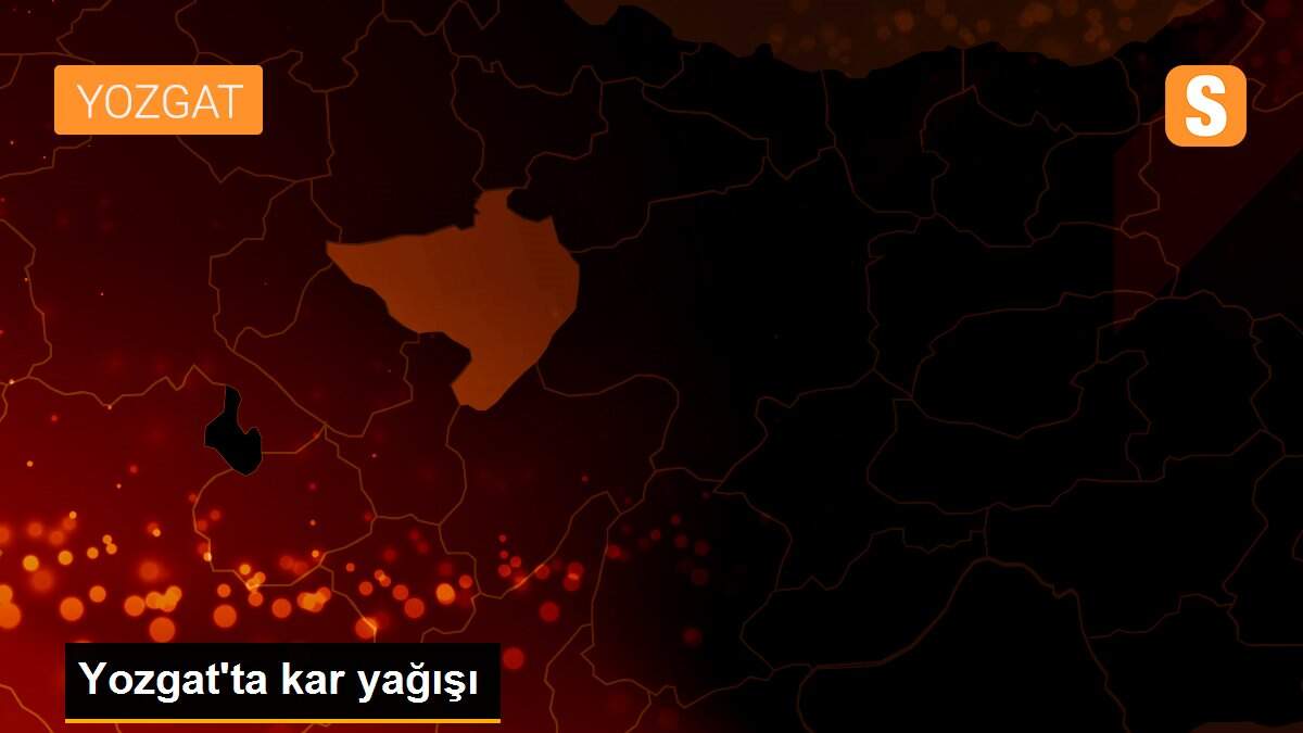Yozgat\'ta kar yağışı