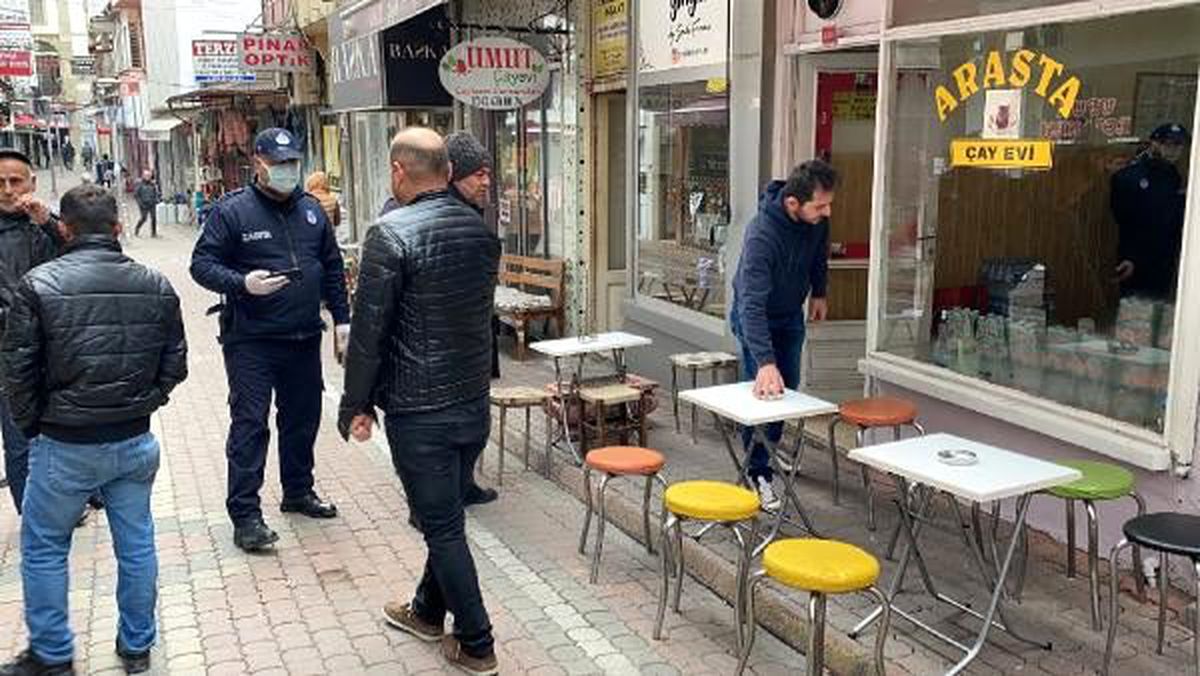 Bartın\'da zabıtadan çay ocağı işletmecisine uyarı