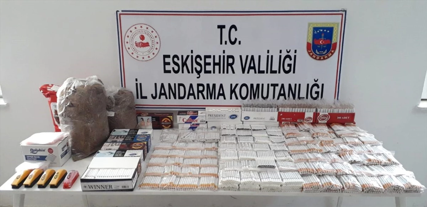 Eskişehir\'de kaçak sigara ve tütün ele geçirildi