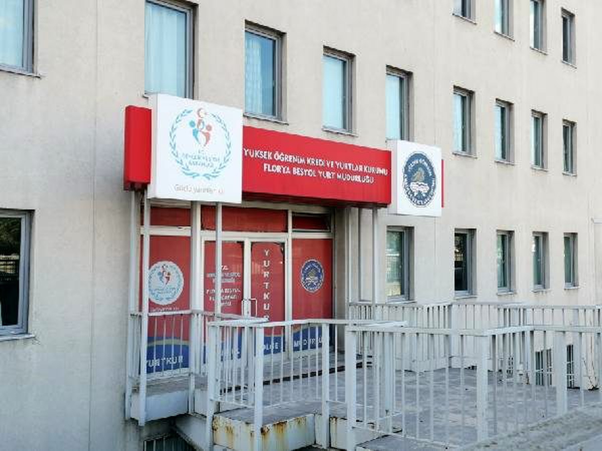 Florya\'da karantina için hazırlanan yurdun içindeki hazırlıklardan görüntüler