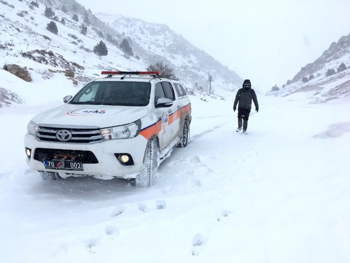 Karaman\'da kayıp şahıs için arama kurtarma çalışması başlatıldı