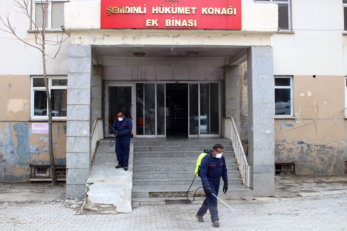 Şemdinli\'de koronavirüs önlemleri
