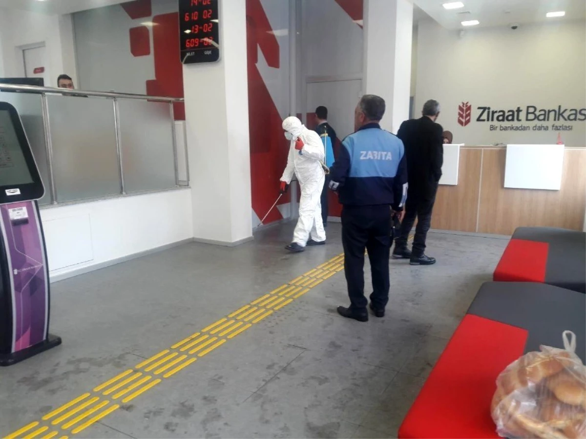 Arpaçay Belediyesi dezenfekte çalışmalarını sürdürüyor