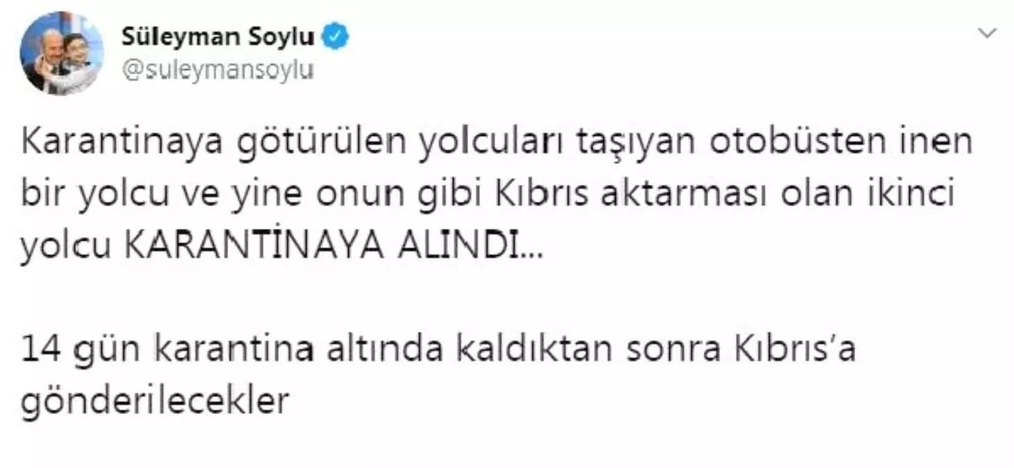 Bakanlar Soylu ve Gül\'den Fransa\'dan gelen 2 yolcu hakkında açıklama