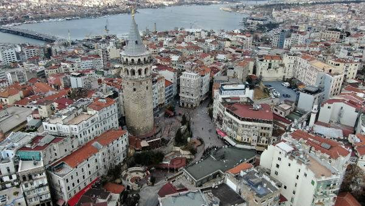 (Havadan fotoğraflarla) - İstanbul\'da meydanlar boş kaldı