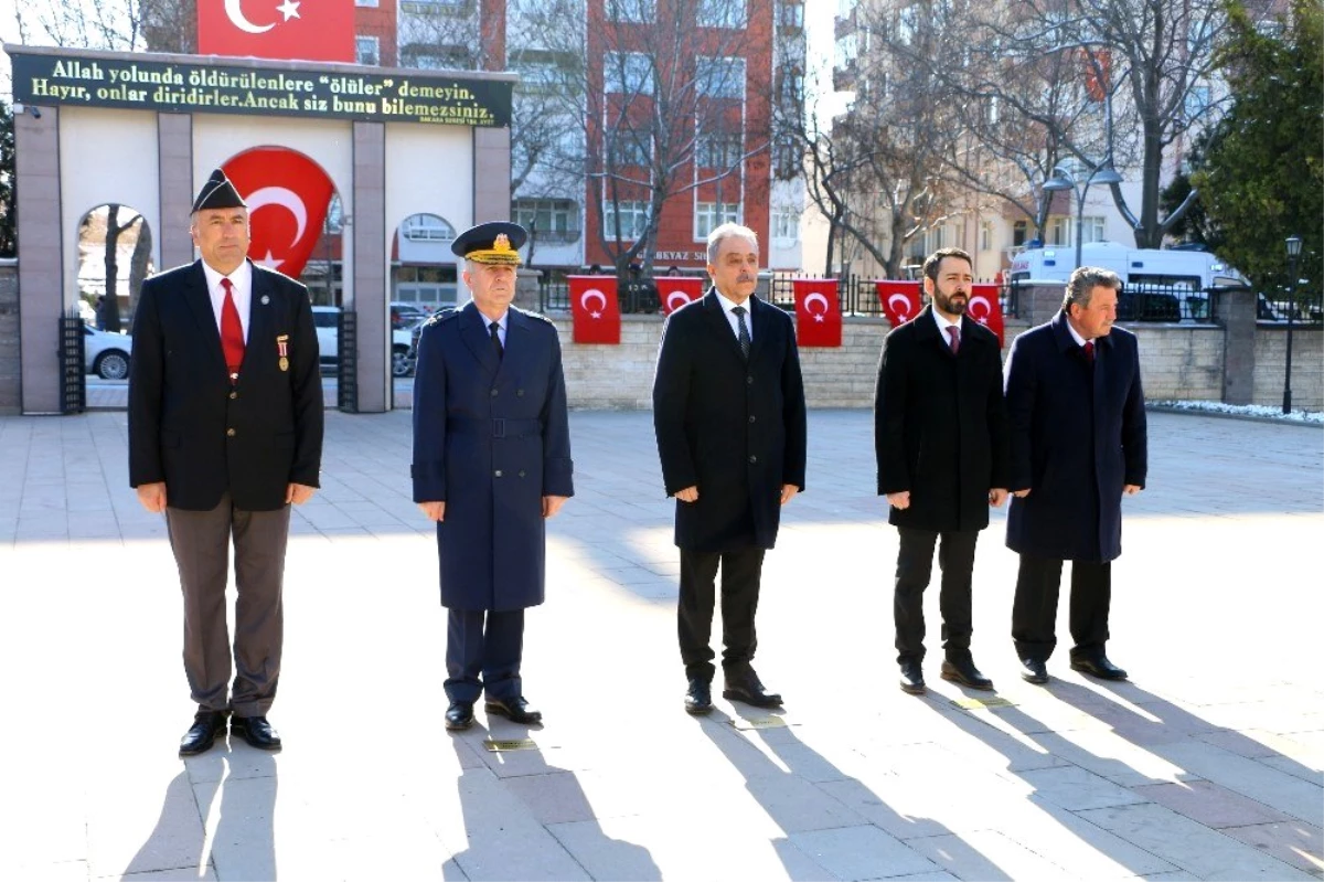 Konya\'da Çanakkale Zaferi\'nin 105. yıl dönümü dolayısıyla töreni yapıldı