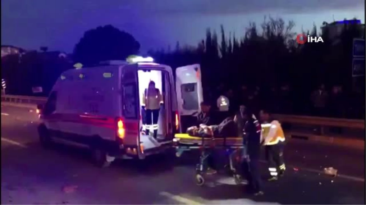 Alkollü sürücünün çarptığı motosiklette bulunan karı koca ağır yaralandı
