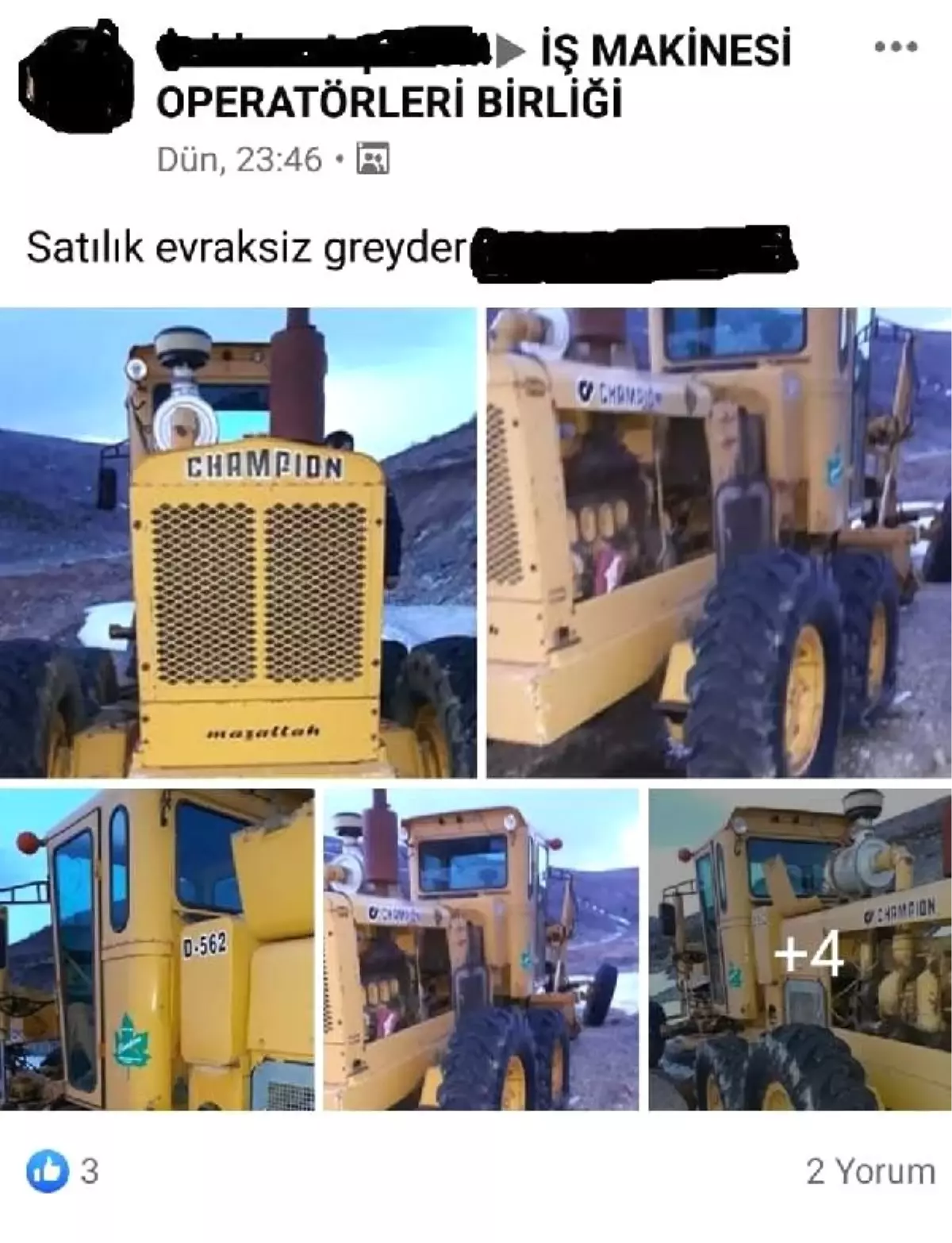 Çaldıkları greyder ve dorseyi satmaya çalışırken yakalandılar