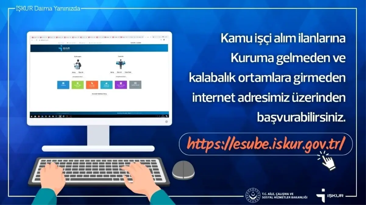 Kovid-19 riskine karşı İŞKUR hizmetleri online olarak yapılacak