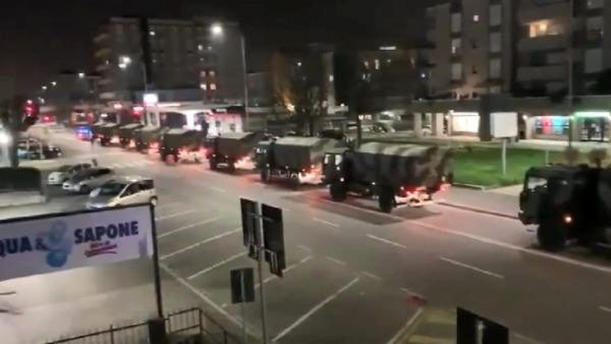 Krematoryum yetersiz kaldı, tabutlar askeri araçlarla taşındı