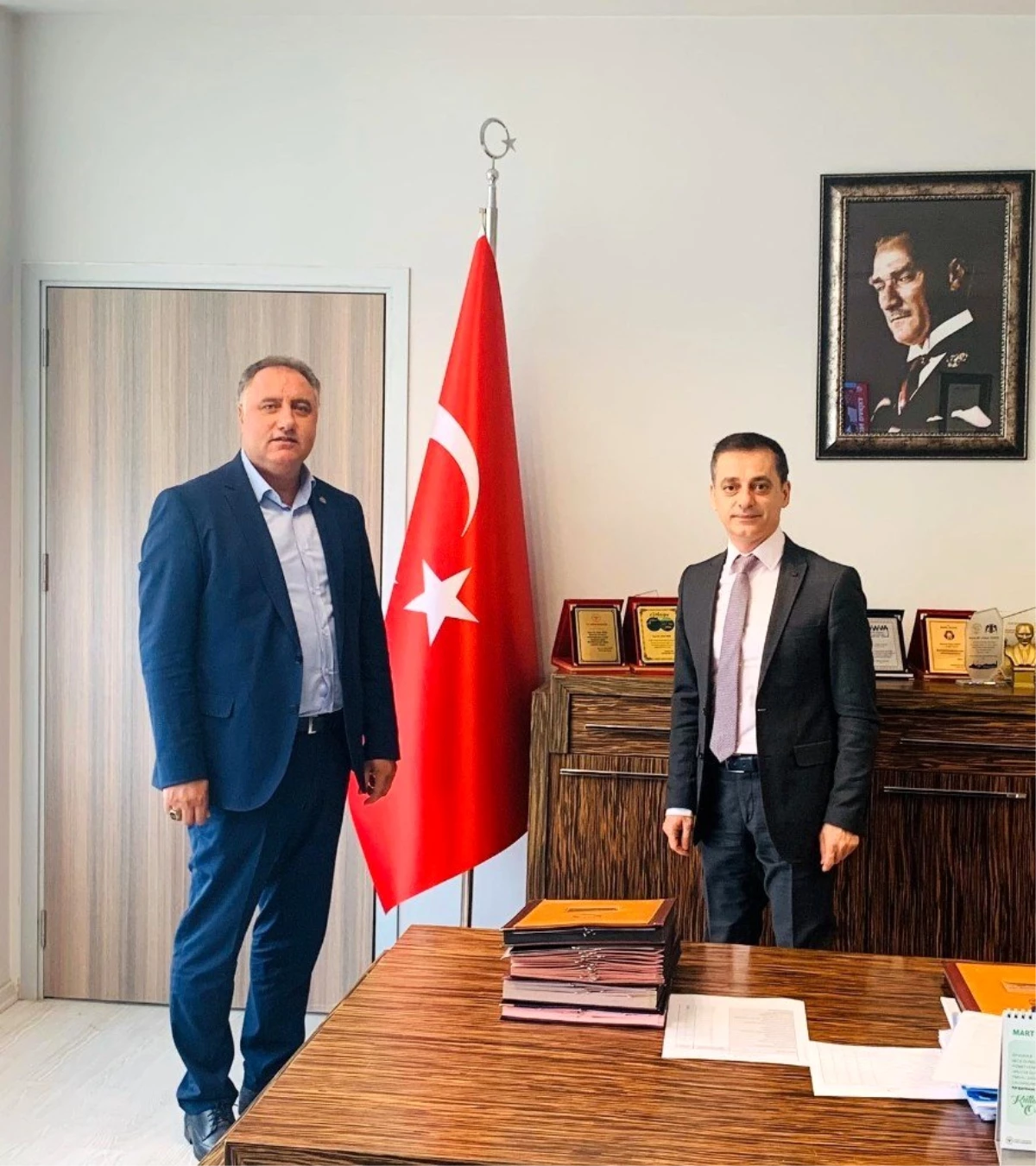 Memur-Sen Diyarbakır İl Başkanı Ensarioğlu\'ndan İl Sağlık Müdürü Tekin\'e ziyaret