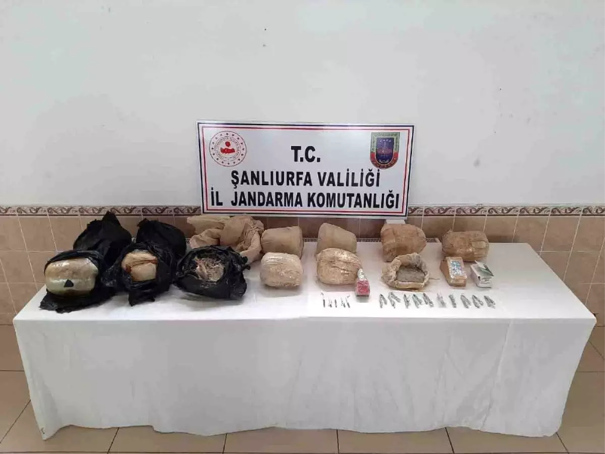 Şanlıurfa kırsalında 97 kilogram patlayıcı bulundu