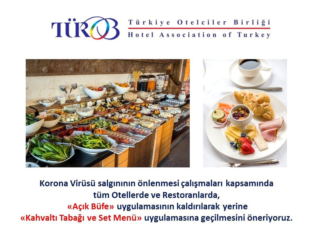 TÜROB\'dan açık büfe yerine kahvaltı tabağı-set menü önerisi