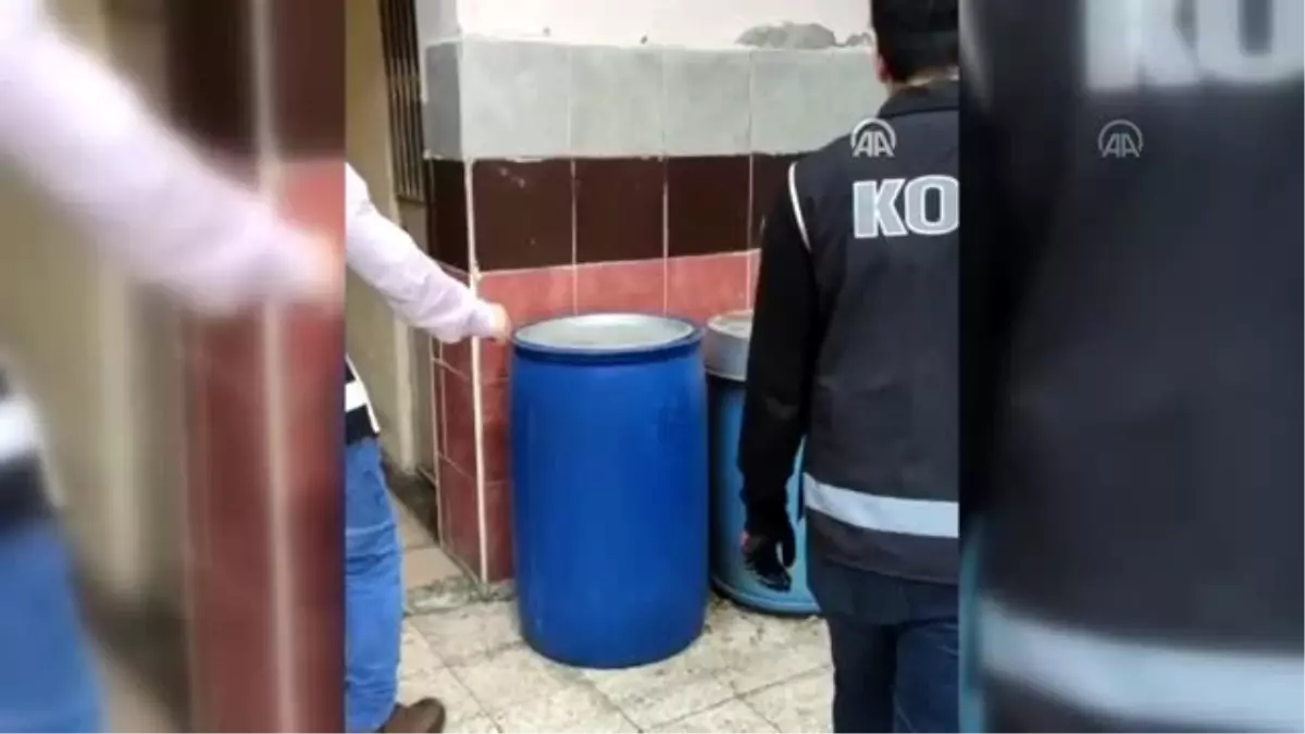 3 bin 410 litre sahte içki ele geçirildi