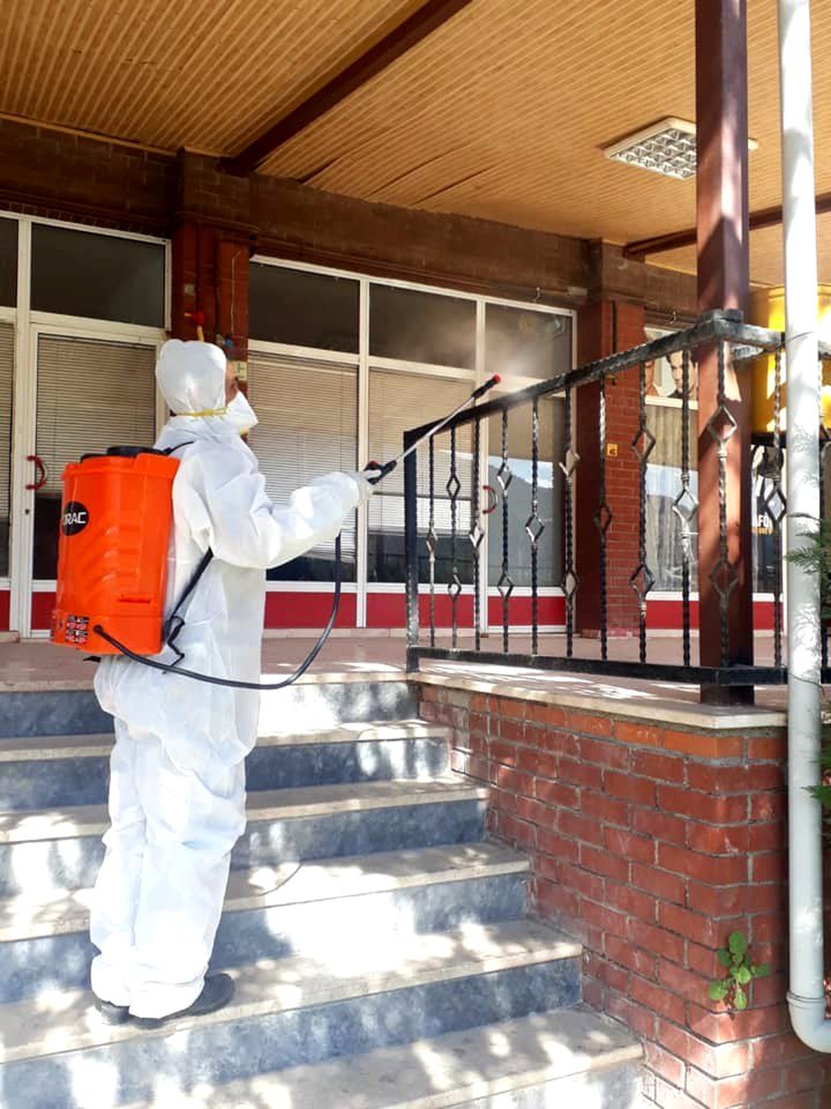 Bayırköy Belediyesinden Korona virüsüne karşı dezenfekte çalışması