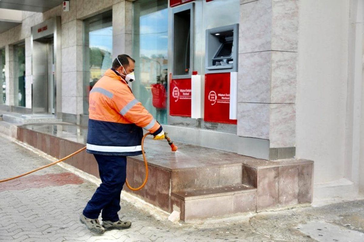Didim Belediyesinde virüse karşı sıkı tedbirler almayı sürdürüyor