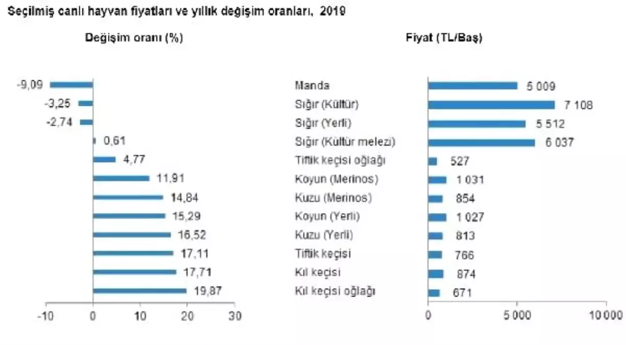 İnek sütü fiyatları 2019 yılında yüzde 20.87 yükseldi