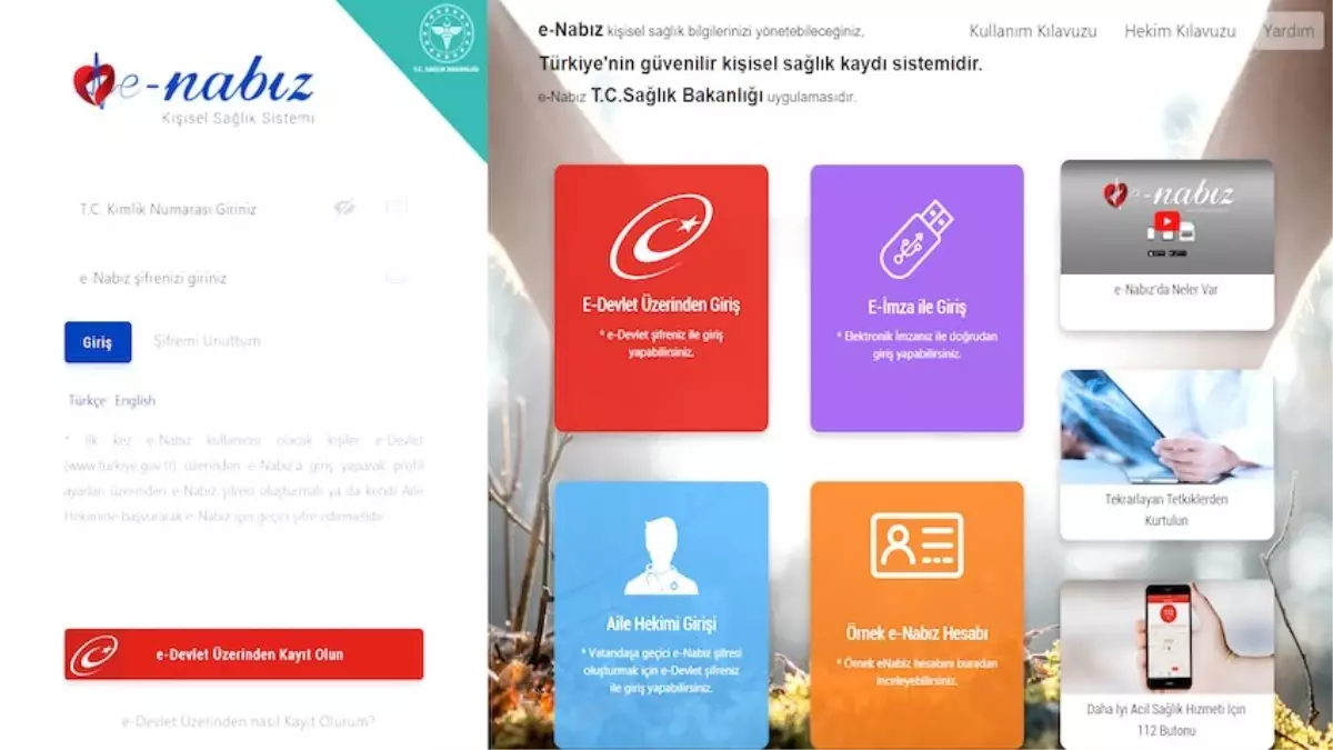 Koronavirüs Testi Sonuçlarına e-Nabız Uygulamasından Ulaşılabilecek